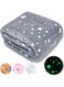 in The Dark Throw Blanket Cotton Grey 127*152cm