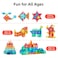 Mideer Magnetic Tiles, Building Tiles, 3D Building Blocks Construction, Magnet Set, Educational Gift For Girls Boys 3+ Years, Early Development Toy For Kids Preschool Learning (100 Pcs)
