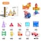 Mideer Magnetic Tiles, Building Tiles, 3D Building Blocks Construction, Magnet Set, Educational Gift For Girls Boys 3+ Years, Early Development Toy For Kids Preschool Learning (100 Pcs)