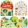Mideer Reusable Puffy Sticker Book For Kids 2-4, Waterproof Sensory Play Activity Book For Toddlers (The Busy Animal Town)