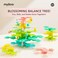 Mideer Floral Balance Blocks For Kids - Enhance Focus And Fine Motor Skills, 360&deg; Stacking Fun With Educational Accessories, Ideal For Home Play, Sorting, Letters &amp; Numbers Learning Toy