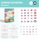 Mideer Nail Stickers - 300 Stickers For Kids - 4 Unique Styles: Glitter, Glow In The Dark, Laser, Diamond - Easy Peel, Sweat &amp; Water Resistant, Durable Material, Rounded Edges (Garden Party)