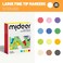 Mideer Large Fine Tip Washable Markers - Alcohol-Free, Odorless, Ultra-Washable Water-Based Ink - Ergonomic Triangular Grip - Large Cone Tip For Thin &amp; Thick Lines - Safe, Kid-Friendly (12 Colours)
