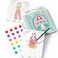 Mideer Fashion Design Sketchbook With Watercolor Painting, Princess Dress-up Activity Book With Stencils And Stickers, Fashion Designer Kits For Kids 5 6 7 (Sweet Tea Party)