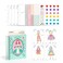 Mideer Fashion Design Sketchbook With Watercolor Painting, Princess Dress-up Activity Book With Stencils And Stickers, Fashion Designer Kits For Kids 5 6 7 (Sweet Tea Party)