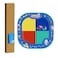 Mideer Magic Doodle Mat - Water-Based Reusable Drawing Mat For Kids, 80x80cm, Complete Art Set w/Brush, Stamps, Rollers, Odor-Free Canvas, Roll-Up For Easy Storage (Sports Day)