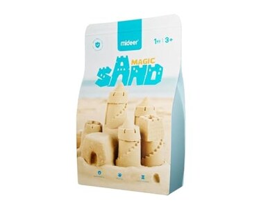 Mideer Magic Sand For Indoor And Outdoor Play, Soft Moldy Play Sand For Boys &amp; Girls Ages 3-12 (1 Kg)