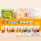 Mideer 49-Piece Safe Kids Paint Eco-Friendly Washable Finger Paints, Brushes, Apron, Drawing Tools Perfect For Toddlers, Beginners, Children's Art Projects DIY Learning Creative Art &amp; Crafts For Kids
