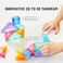 Mideer Magnetic Tangram Game For Kids, STEM Learning And Educational Toys, Jigsaw, 3D Geometric Shapes Building Play Set, Colorful Magnet Blocks, Children Travel Games