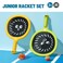Mideer Junior Racket Set For Children, Kids Tennis Play, 2 Soft Balls, Lightweight Badminton Rackets Set, Indoor &amp; Outdoor Garden Sporty Game Set, Durable Mesh, Play Juggle Or Bounce