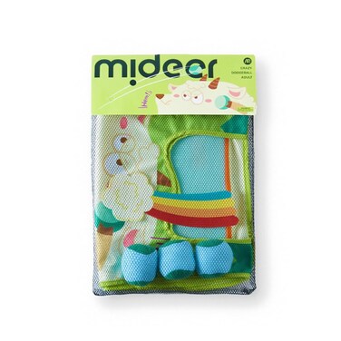 Mideer Crazy Dodgeball - Interactive Dodgeball Game For Kids &amp; Adults, Adjustable Vest With Velcro Target, Soft Balls, Improves Fitness &amp; Coordination, Portable Bag Included