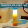 Mideer Adventure Flashlight - Kids LED Flashlight w/ 3 Modes (Soft, Bright, Flashing), Telescopic, Drop-Resistant, Portable Lantern &amp; Night Light, 1W LED, Outdoor Companion (Interstellar Expeditions)