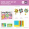 Mideer Paper Craft DIY Kit - 3D Origami For Kids With Pre-Fold Lines, No Scissors Or Glue Needed - Hydrophobic Paper With Creative Stickers &amp; Decals (Windmill Kingdom)