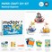 Mideer Paper Craft DIY Kit - 3D Origami For Kids With Pre-Fold Lines, No Scissors Or Glue Needed - Hydrophobic Paper With Creative Stickers &amp; Decals (Nautical Explorer)