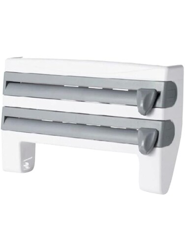 Dubai Gallery Cling Film Rack Shelf White/Grey