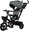 Lovely Baby Pedal Tricycle for Kids LB 565HC, Children Push Ride-on Trike with 360&deg; Seat Rotation &amp; Recline, Canopy for Infants 6-36M - Grey