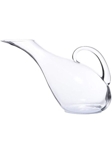 1500ml Glass Swan-shape Wine Decanter Aerator Container Wine Dispenser Carafe with Handle New Wine Bottle Jug by Other, Drinkware