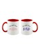 2-Piece Go Ask Your Mom And Dad Printed Mug Set Red/White/Black
