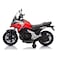 Lovely Baby Power Riding Motorcycle for Kids LB 2006, Ride-on Electric Motorbike with Support Wheels, for 2-4 Yrs - Red