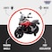Lovely Baby Power Riding Motorcycle for Kids LB 2006, Ride-on Electric Motorbike with Support Wheels, for 2-4 Yrs - Red