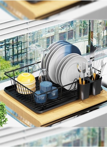 Drain Bowl Racks Bowl Racks Drain Basket Racks Dish Storage Racks For Use On Kitchen Sink Countertops(Black）