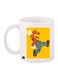 The Video Game Super Mario Printed Coffee Mug White/Yellow/Rd