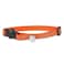 PETMATE ADJUSTABLE CAT COLLAR 3/8"X8-12" GLOW DOTS ORANGE