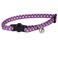 PETMATE ASPEN PET CAT COLLAR 3/8 x 8-12in RETRO FLOWER PURPLE
