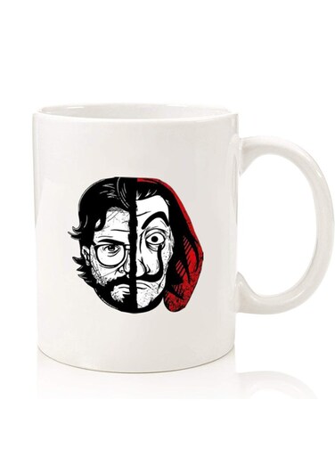 Premium Quality Two Sided Printed Coffee Mug Tea Cup For Home Office, Kids Men Women Money Heist Professor