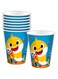 Amscan Baby Shark Paper Party Cups, 582527, Pack of 8