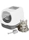 SLEEPHEAD&reg;Cat Litter Box Fully Enclosed Cat Toilet with Door Large Cat Litter Pan Cat Potty with Cat Litter Scoop Anti-Splash Kitten House Litter Boxes Pet Supplies
