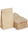 Kslong 100PCS Small Brown Paper Bags, Mini Paper Treat Bags l LB, Kraft Paper Cookie Sandwich Bags Bulk for Candy, Snack, Popcorn, Lunch, Party Favor, Thank You Gift Packaging 3.5x2.2x6.7 Inch