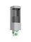 X spring Cup Dispenser, Pull Type Plastic Cup Dispenser with Paste Plate, Disposable Paper Cup Cup Holder Fits 5cm to 7.5cm Cups, Wall Mount Water Cooler Cup Holder for Home, Office, Hospital (Grey)