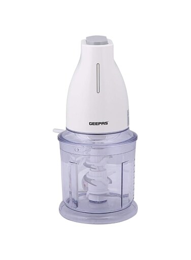 Geepas Multi Chopper, 700ml Capacity Chopping Jar, GMC42016   6 Pcs Stainless Steel Blades   500W Chopper   Perfect for Salads Salsa Pesto Curry Pastes &amp; More