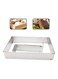 Steel Adjustable Cake Ring Rectangle Mold Silver 5cm