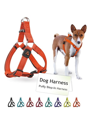 DOCO&reg; Puffy Air Step-In Harness (DCA201) Sizes - M, Color - Safety Orange
