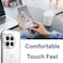 Muzz Case for OnePlus 12 5G Slim Ultra Soft Rubberised Back Cover Matte Silicone Flexible Camera Protection Back Case OnePlus 12 (Clear)