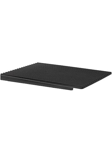 BS Case Ikeaa Rinnig Dish Drainer, Double Sided, 40x31 cm, Microwave Safe, Black
