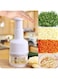 NatureMan Food Chopper,Hand Chopper Dicer, Slap Press Chopper Mincer for Vegetables Onions Garlic Nuts Salads and More - Easy to Clean