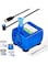 Generic 1pcs Cat Water Fountain Pump, Blue Plastic, Industrial Style, Replacement Pump for Round, Cubic, Flower Cap Cat Fountains, DR-DC160 Motor, 12V DC