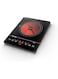 Impex Infrared Single Cooktop -1500 W 8 Digital Temp Control, Black Crystal Plate -With 4 Digit LED display- IR 2701 A Black
