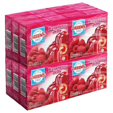 Greens Raspberry Jelly 80gx12