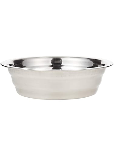 RAJ STAINLESS STEEL BOYA COLANDER, 28.5 CM , SILVER, SSB014, RICE COLANDER , VEGETABLES COLANDER , FRUITS COLANDER