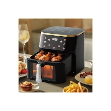 10L Digital Air Fryer, 1400W, Touch Control, Non-Stick, Multi-Function &ndash; Fry, Grill, Bake &amp; More
