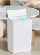 17L Induction Trash Can With Night Light Type-C Recharging Automatic Wastebin For Bathroom Kitchen Toilet Wastebasket Smart Home