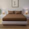 MUSA Striped 3 Piece Fitted Sheet Set King Size - Hotel Quality Fitted Sheet &amp; Pillowcases