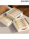 3pcs Wardrobe Clothes Organizer Sock Underwear Drawer Organizer Dividers Cell Foldable Linen Dresser Closet Organizers and Storage Bins for Clothing, Baby Clothes, Bra, Panty, Scarf, Ties, Scarves