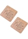 SOLDOUT&trade; 2 PCS Fish Shaped Wooden Placemat Trivet Tea Mat Dining Table Insulating Mat Eco-Friendly Useful Kitchen Accessory &amp; Decor (15 CM, Pack of 2)