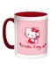 Kitty Printed Coffee Mug Red/White/Pink