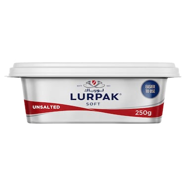 Lurpak Spreadable Unsalted Butter, 250g